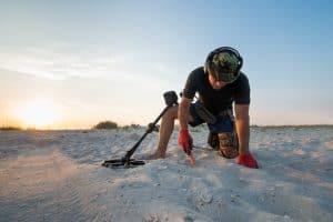 Man with Metal Detector for Beginners